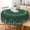 Green and White, variant on Christmas Round Tablecloth 48 Inch Red and White Snowflakes Decorative Table Cloth Washable and Wrinkle Resistant Fabric Table Cover for Kitchen Dining Winter Holiday Xmas New Year Party Decor