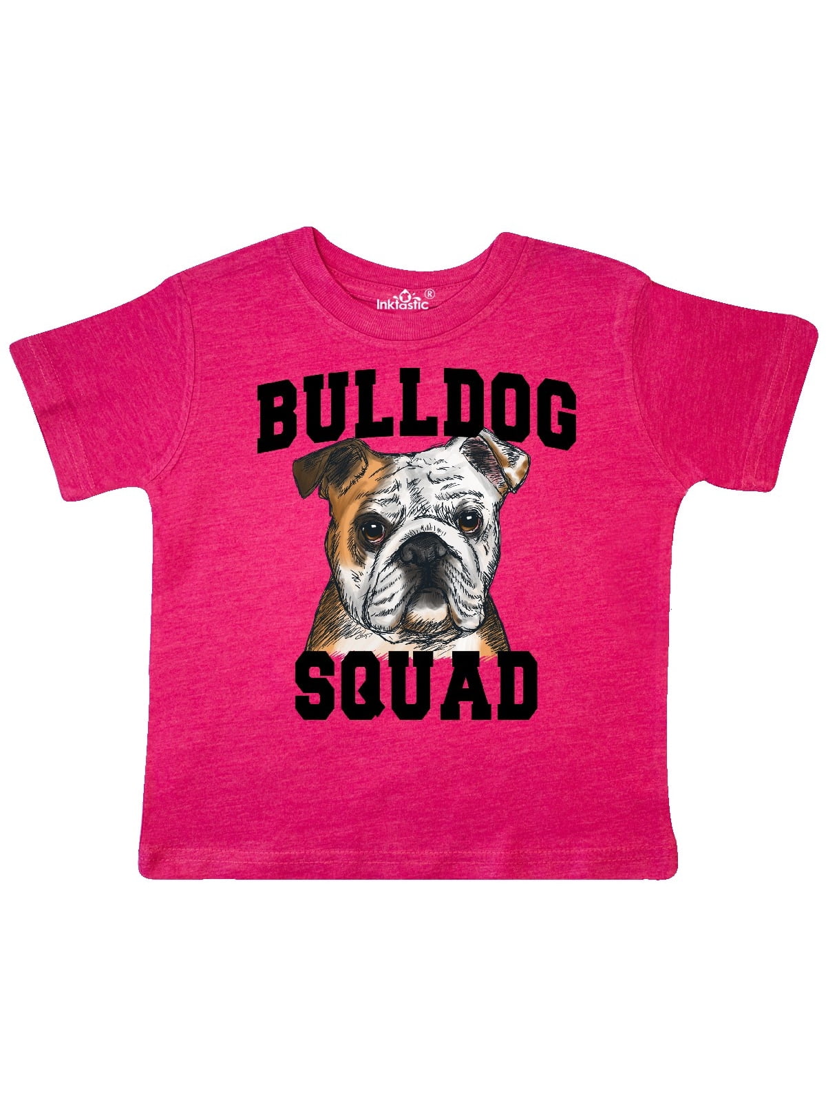 INKtastic - Dog Bulldog Squad Toddler T-Shirt - Walmart.com - Walmart.com