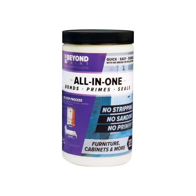 Beyond Paint 1631720 1 qt All-in-One Interior & Exterior Acrylic Paint - Linen