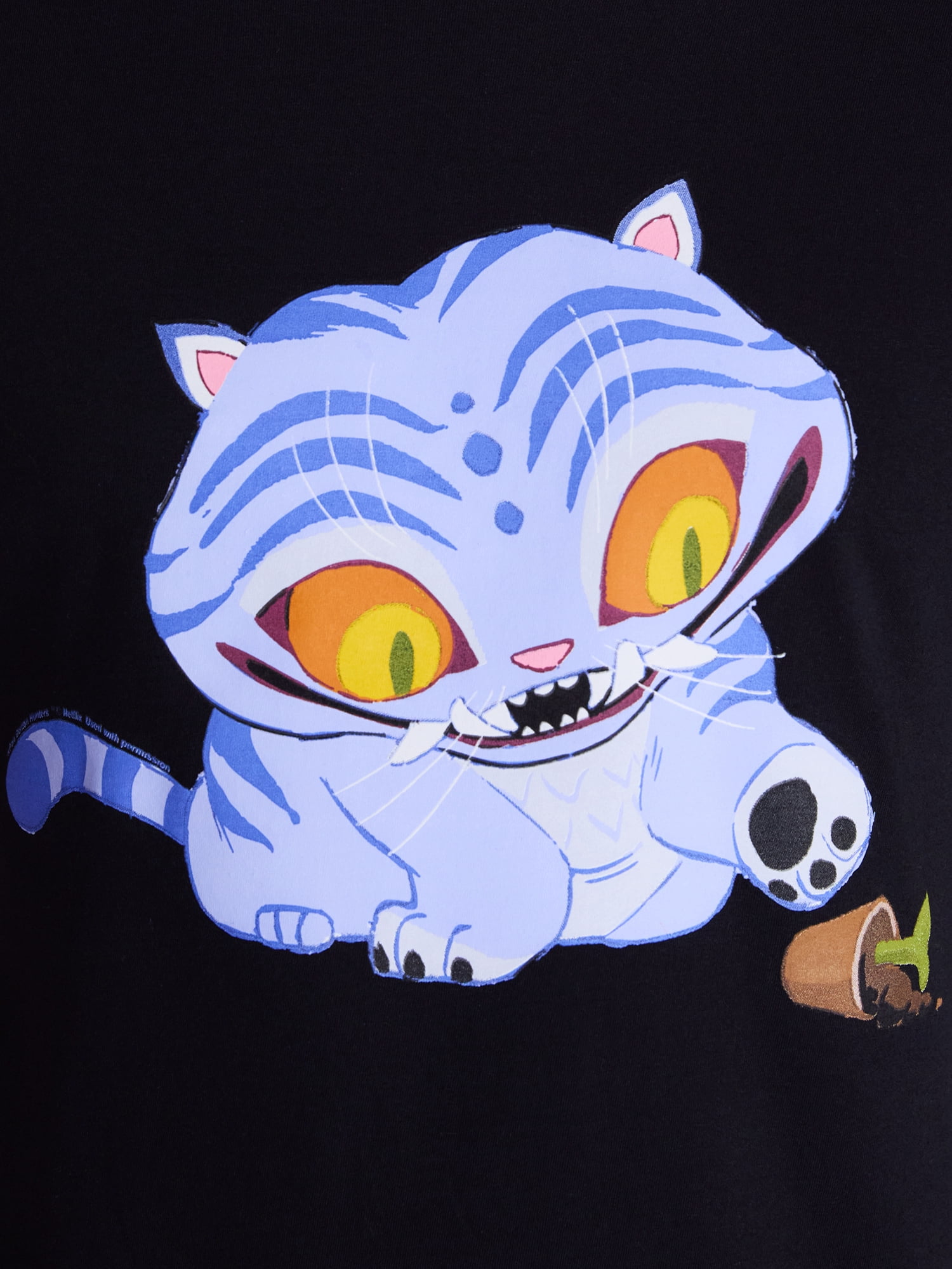 KPop Demon Hunters Men's and Big Men's Chibi Derpy Graphic Tee, Sizes S-3XL