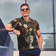 thumbnail image 4 of Fotbe Vintage Floral Vase A Camiseta Polo de Golf para Hombre con Estampado – Camisa Deportiva Transpirable con Cuello Abotonado-Small, 4 of 6