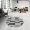 thumbnail image 4 of Ahgly Company Machine Washable Indoor Rectangle Transitional Gray Cloud Gray Area Rugs, 8' x 10', 4 of 7