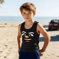 thumbnail image 2 of Niños Pequeños Camisola sin Mangas Gradiente Impresión Tela Suave para Niños 3-15 Años, Desgaste Casual, Pageant, Fiesta, Fotografía, Hogar Y Ocasiones de Vacaciones, 2 of 8