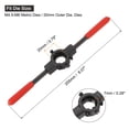 thumbnail image 2 of Uxcell 10-32 UNF Tap and Die Set 1.5" Die Stock Wrench with Plastic Handle 3 Pack, 2 of 6