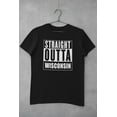 thumbnail image 5 of Old Glory Mens Straight Outta Wisconsin Short Sleeve Graphic T Shirt, 5 of 6