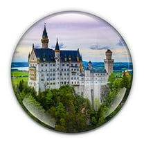 Neuschwanstein Germany Paperweight in Gift Box, 3 Inch Crystal Dome, Perfect for House Warming Gift