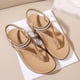 thumbnail image 5 of Sandalias de verano para mujer, sandalias planas sin cordones, zapatos romanos de cristal, sandalias informales con punta abierta Wmkox8yii  nm7898, 5 of 9