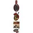 thumbnail image 7 of Lodge Cast Iron Fajita Set with Red Stained Wooden Underliner & Handle Mitt, 3 Piece, 7 of 7