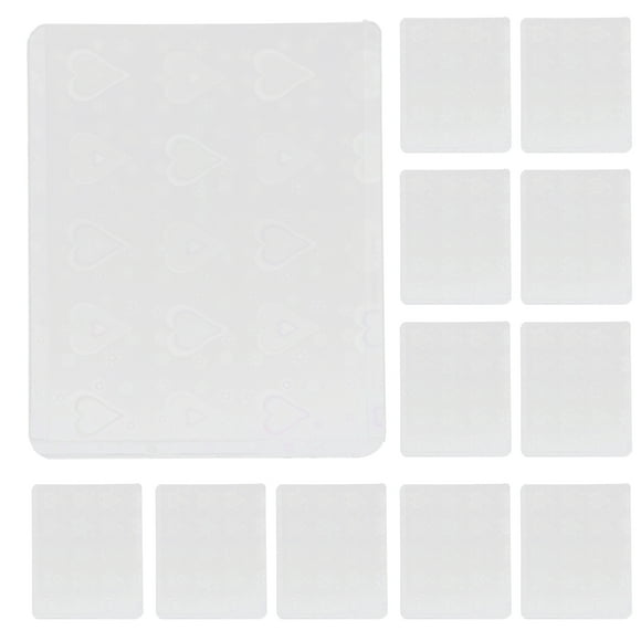 50 Pcs Housses d'Exposition pour Cartes Housses Protectrices Protect Album Cartes Pochettes Protectrices