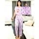 thumbnail image 2 of Pijama De 3 Piezas Mujer Pantalon Short Y Playera A Juego, 2 of 5