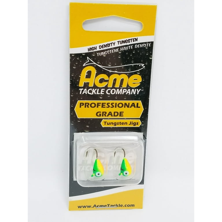 Acme Tackle Pro Grade 5mm Firetiger Fishing Lure Soft Plastic Ice
