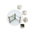 thumbnail image 4 of Dragonus Wooden Bird Parrots Standing Toy With Bells Pet Birds Mirror Bird Cage Stand Bar, 4 of 5