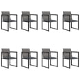 thumbnail image 4 of Bowery Hill Contemporary 9 Piece Garden Patio Dining Set in Gray, 4 of 22