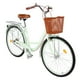 thumbnail image 1 of Bicicleta Urbana De Paseo R26 Doble Freno Vintage Canastilla verde, 1 of 8