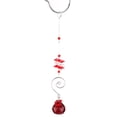 thumbnail image 1 of Colgante de cristal rojo, decoración de ventana hecha a mano, regalo de adorno único, 1 of 8