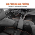 thumbnail image 3 of Automotive Floor Mats Fits for Toyota Camry 2018-2024 3 pcs TPE Liners, 3 of 9