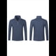 thumbnail image 3 of Sudadera Informal de Larga con Cuello Alto y Cremallera de un Cuarto para Hombre Azul Océano 4XL, 3 of 9