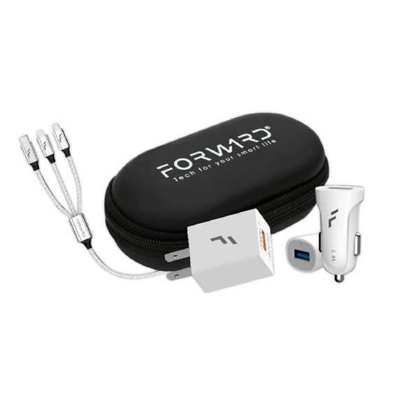 Kit de Viaje Multicarga Forward Blanco Forward Forward FW-TKT-WHT-092
