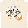 thumbnail image 4 of Inktastic I Love My Pops to the Moon and Back Boys or Girls Toddler T-Shirt, 4 of 5