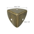 thumbnail image 2 of 8 Pcs Furniture Corner Edges Protector, 26mm Metal Edge Guard with Screws, Bronze, 2 of 6