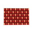 thumbnail image 4 of DouZhe Ensemble de 4 Sets de Table en Polyester, Motif Fraise Rouge Résistant à la Chaleur pour Table à Manger, 12 Pouces x 18 Pouces, 4 of 6