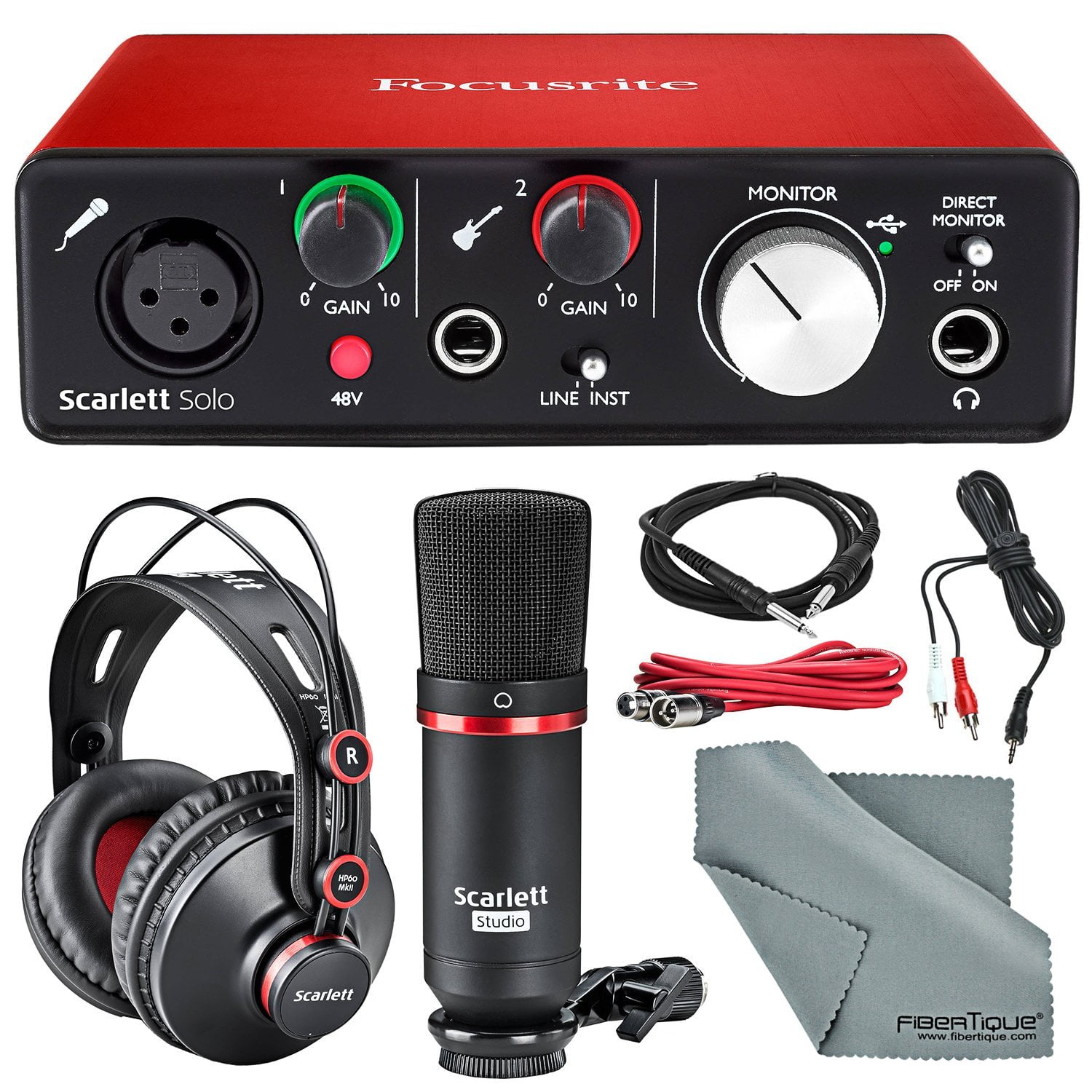 focusrite scarlett solo studio kit bundle contains focusrite scarlett