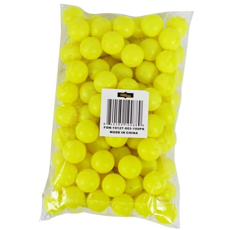 3/4 Mini Ping Pong / Table Tennis / Beer Pong Round Yellow Balls - 19mm -