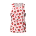 thumbnail image 4 of Fotbe Strawberry Pattern Men's Quick Dry Workout Tank Top Gym Muscle Tee Fitness Bodybuilding Sleeveless T Shirt Breathable Workout Shirt-, 4 of 9