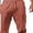 Coffee, variant on Cotton Linen Pants for Men Solid Color Elastic Waist Drawstring Breathable Loose Fit Casual Pants with Pockets