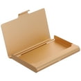 thumbnail image 4 of Tarjetero de metal de aleación de aluminio para tarjetas de visita, bolsillo delgado, para guardar tarjetas de crédito, para uso en la oficina y viajes., 4 of 6