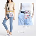 thumbnail image 5 of HAWEE Waist Belt Bag for Women Plus Size Fashion Fanny Packs Water Resistant Multifunctional Cross Body Shoulder Purse with 2 Adjustable Straps, Fox, 5 of 7
