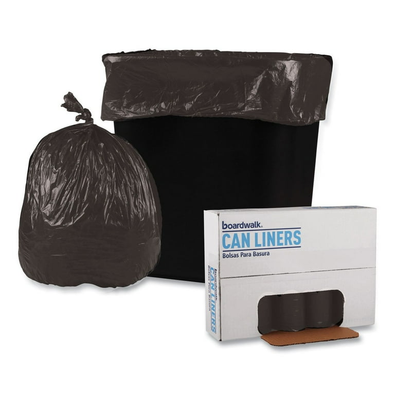 Linear Low-Density Can Liners, 10 gal, 0.35 mil, 24 Linear Low-Density Can Liners, 10 gal, 0.35 mil, 24