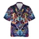thumbnail image 2 of Camisa hawaiana con estampado 3D de búho misterioso para hombre, blusa con estampado de animales salvajes, camisetas Aloha unisex de verano, camisetas con solapa y mangas cortas, 2 of 5