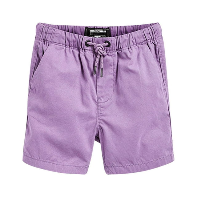 HIPYLO Compression Shorts Boys Baby Boy Shorts 6-9 Months Exercise Shorts Rugby Shorts Preppy Clothes Kids Clothes for Kids 10-12 Baby Clothes Boy, Purple 5-6 Years