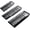 Black, variant on Socket Organizer Set, 3 count Portable Socket Rail Set: 1/4-Inch x 22 Pallets, 3/8-Inch x 28 Pallets, 1/2-Inch x 26 Pallets, Hold 76 Sockets - Fit Shallow&Deep Sockets