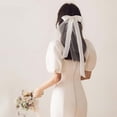 thumbnail image 2 of Velo de novia blanco para mujer, tocados para bodas, compromisos y fiestas. A, 2 of 9
