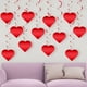 thumbnail image 3 of Colgante de PVC en forma de corazón para decoración de bodas, lámpara colgante, decoración romántica para mesa, decoración de San Valentín, centro de mesa para fiestas, diseño plegable,, 3 of 3