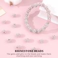 thumbnail image 2 of Craft Beads TINKRSTUFF, 120 unidades, 10 mm, diamantes de imitación rosados y blancos, 2 of 6