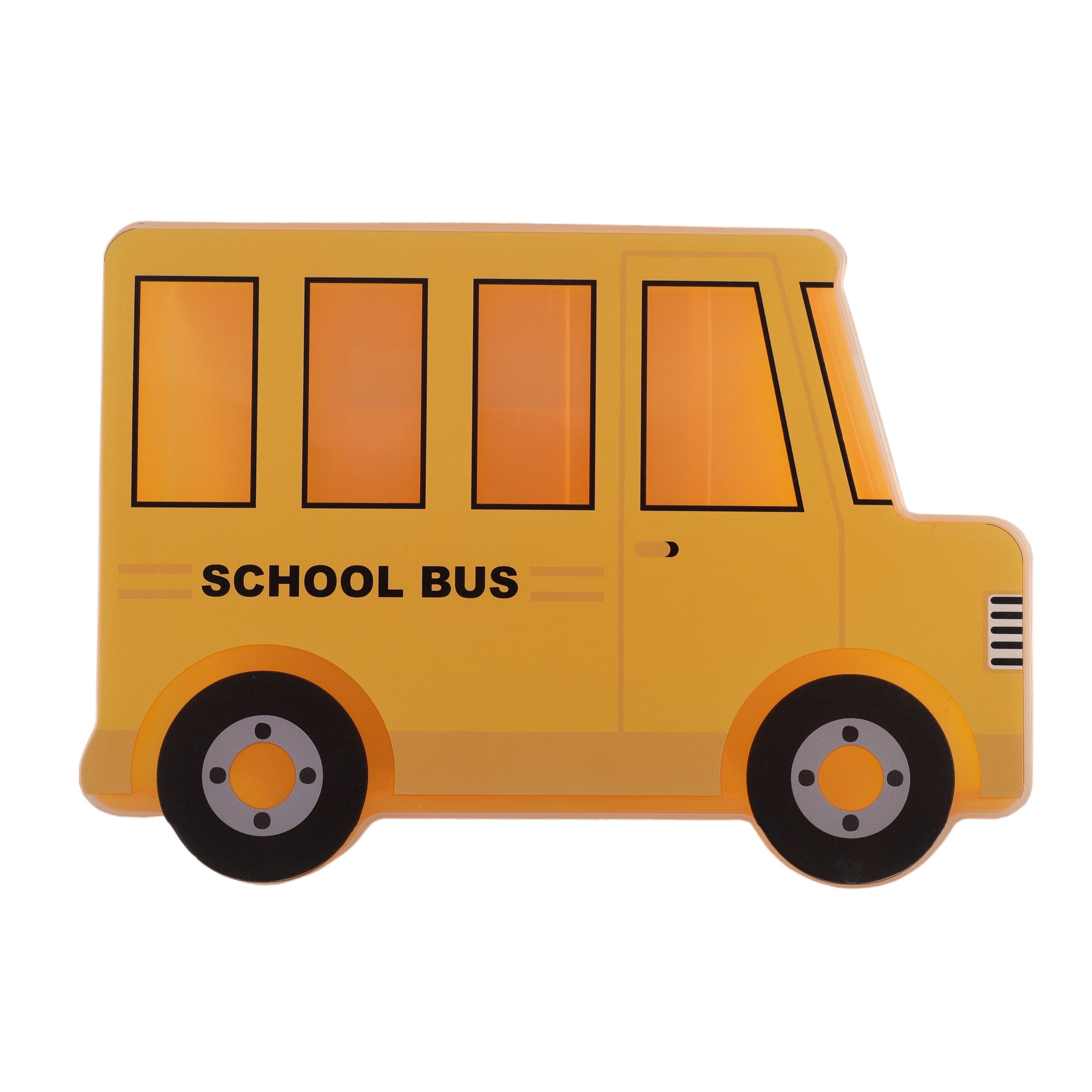 COOK WITH COLOR Lunch Box Container, 8-Grid Snack Box, School Bus Theme