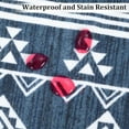 thumbnail image 3 of 9x12 Boho Living Room Rug – Washable Blue Tassel Rug for Bedroom and Home Decor, 3 of 6