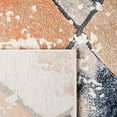 thumbnail image 6 of SAFAVIEH Coppertone Savannah Geometric Area Rug, Ivory/Navy, 6'7" x 6'7" Square, 6 of 7