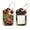 multicolored 4, variant on 2 Pack Leather Luggage Tag with Stainless Steel Loop, Guitars Color Pattern Baggage Handbag Travel Suitcase Tags with Name ID Card Perfect to Quickly Spot Luggage Suitcase