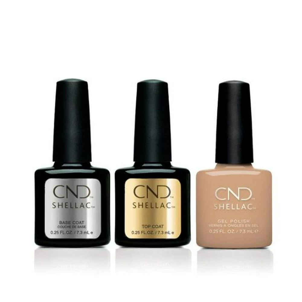 CND Shellac Base Coat & Top Coat & Brimstone COMBO * BEAUTY TALK LA