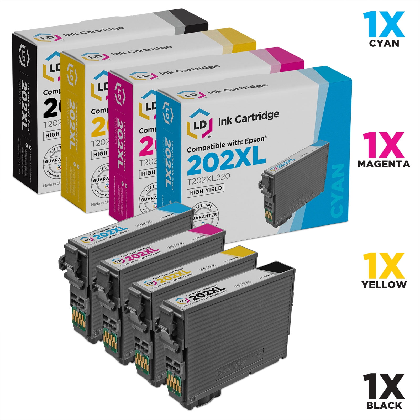 Remanufactured 202 XL T202XL Ink Cartridge For Epson 202XL XP-5100 & WF-2860 