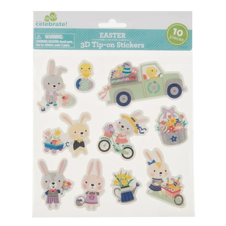 Way To Celebrate 3d Tipon Bunny Chick.