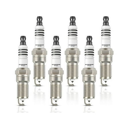 Spark Plug Set 6 - Compatible with 2006 - 2008 Buick Lucerne 3.8L V6 2007