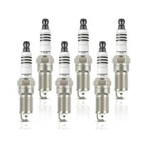 Spark Plug Set 6 - Compatible with 1999 - 2013 GMC Sierra 1500 4.3L V6 2000 2001 2002 2003 2004 2005 2006 2007 2008 2009 2010 2011 2012