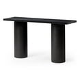 thumbnail image 1 of Maven Lane Lana Table Console Contemporaine en Bois, Fini Noir Raffiné, 1 of 5