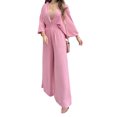 thumbnail image 1 of xiaxaixu Pyjamas 2 Pièces pour Femmes Ensemble Chemise à Manches Longues + Pantalon Ensemble Loungewear, 1 of 8