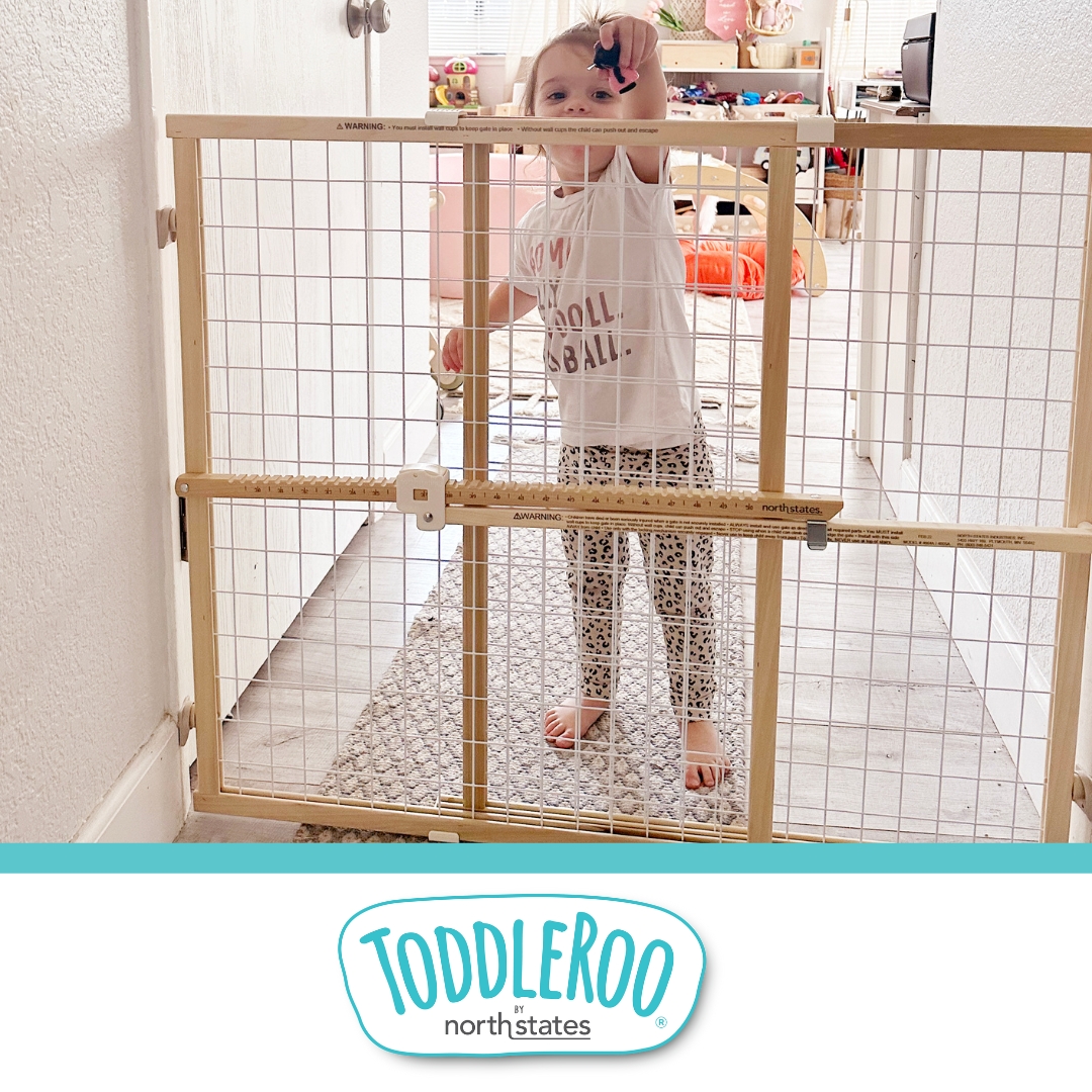 Toddleroo by North States Quick-Fit Wire Mesh Safety Gate photo 7